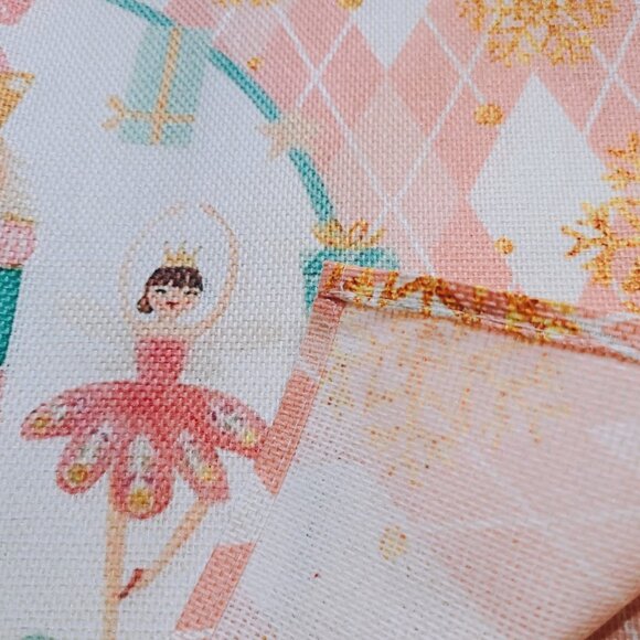 Nutcracker Placemats Christmas Decor Set 4 Pink Xmas Holiday Table Decorations - Picture 9 of 14